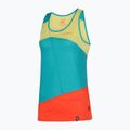 Koszulka wspinaczkowa damska La Sportiva Charm Tank cherry tomato/lagoon 6
