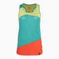 Koszulka wspinaczkowa damska La Sportiva Charm Tank cherry tomato/lagoon