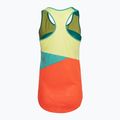 Koszulka wspinaczkowa damska La Sportiva Charm Tank cherry tomato/lagoon 2