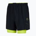 Spodenki do biegania męskie La Sportiva Trail Bite black/lime punch 5