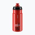 Bidon rowerowy Elite Jet 550 ml red/grey logo