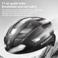 Kask rowerowy Rockbros 100036001 With Remote Control and Warning Light black 2