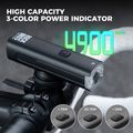 Lampka rowerowa przednia Rockbros 2410008003 Bike Front Light 1500 Lumen black 4