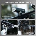 Lampka rowerowa przednia Rockbros 2410008003 Bike Front Light 1500 Lumen black 5