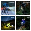 Lampka rowerowa przednia Rockbros 2410008003 Bike Front Light 1500 Lumen black 7