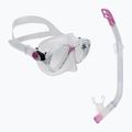 Zestaw do snorkelingu dziecięcy Cressi Marea Junior + Top clear/pink