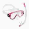 Zestaw do snorkelingu dziecięcy Cressi Ondina Jr + Top clear/pink