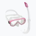 Zestaw do nurkowania Cressi Onda + Mexico clear/pink 9