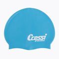 Czepek pływacki dziecięcy Cressi Silicone Cap light blue