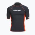 Koszulka do pływania męska Cressi Rash Guard black/orange