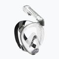 Maska pełnotwarzowa do snorkelingu Cressi Duke Dry Full Face clear/silver 7