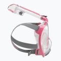 Maska pełnotwarzowa do snorkelingu Cressi Duke Dry Full Face clear/pink 3