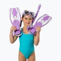 Zestaw do nurkowania dziecięcy Cressi Rocks Jr Set lilac/white 6