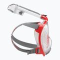 Maska pełnotwarzowa do snorkelingu Cressi Duke Dry Full Face clear/red 3