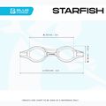 Okulary do pływania dziecięce Cressi Starfish red/azure 8