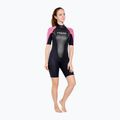 Skafander do nurkowania damski Cressi Altum Shorty 3 mm black/pink 2