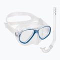 Zestaw do snorkelingu dziecięcy Cressi Perla Jr + Minigringo clear/blue