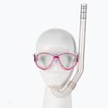 Zestaw do snorkelingu dziecięcy Cressi Perla Jr + Minigringo clear/pink