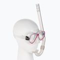 Zestaw do snorkelingu dziecięcy Cressi Perla Jr + Minigringo clear/pink 2