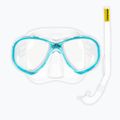 Zestaw do snorkelingu dziecięcy Cressi Perla Jr + Minigringo clear/aquamarine 2