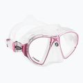 Maska do nurkowania Cressi Zeus clear pink