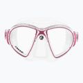 Maska do nurkowania Cressi Zeus clear pink 2