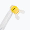 Fajka do nurkowania Cressi Corfu clear/silver/yellow 2