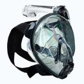 Maska pełnotwarzowa do snorkelingu Cressi Duke Dry Full Face clear/black smoke