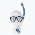 Zestaw do snorkelingu Cressi Quantum + Itaca Ultra Dry clear/blue
