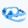 Zestaw do nurkowania Cressi F1 + Supernova Dry blue metal 4