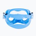 Zestaw do nurkowania Cressi F1 + Supernova Dry blue metal 5
