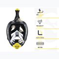 Maska pełnotwarzowa do snorkelingu Cressi Bali Full Face white/black 5