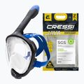 Maska pełnotwarzowa do snorkelingu Cressi Java Full Face black/blue 8
