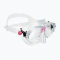 Zestaw do nurkowania Cressi Marea + Seal Dry Jr clear/pink 2