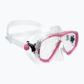 Zestaw do nurkowania Cressi Estrella + Seal Dry clear/pink 2