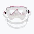Zestaw do nurkowania Cressi Estrella + Seal Dry clear/pink 6