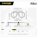 Maska do nurkowania Cressi Perla black/blue 5