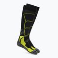 Skarpety narciarskie Mico Medium Weight Superthermo Natural Marino Ski nero/giallo fluo
