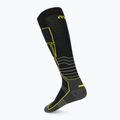 Skarpety narciarskie Mico Medium Weight Superthermo Natural Marino Ski nero/giallo fluo 2