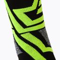 Skarpety narciarskie Mico Medium Weight X-Performance X-C Ski czarno-żółte CA00146 3