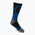 Skarpety narciarskie Mico Medium Weight X-Performance X-C Ski czarno-niebieskie CA00146