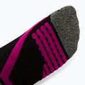 Skarpety narciarskie Mico Medium Weight X-Performance X-C Ski czarno-różowe CA00146 4