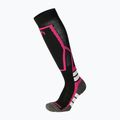 Skarpety narciarskie dziecięce Mico Medium Weight Warm Control Ski nero/fucsia