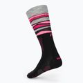 Skarpety narciarskie damskie Mico Light Weight Superthermo Natural Merino Ski nero/fucsia fluo 2