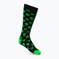 Skarpety narciarskie dziecięce Mico Medium Weight Warm Control Ski czarno-zielone CA02699