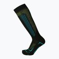 Skarpety narciarskie Mico Medium Superthermo Primaloftsilk Ski nero/turchese
