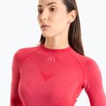 Bluza termoaktywna damska Mico Warm Control Round Neck fragola 3