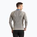 Bluza termoaktywna męska Mico Odor Zero Round Neck grigio 2
