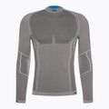 Bluza termoaktywna męska Mico Odor Zero Mock Neck grigio 5
