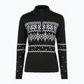 Bluza termoaktywna damska Newland Groenlandia Half Zip black/white